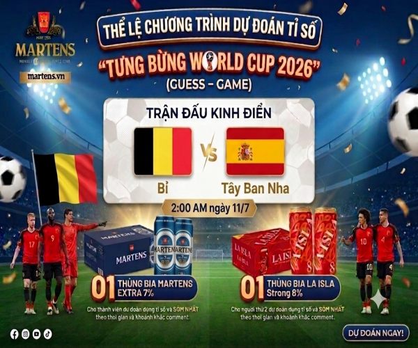 TƯNG BỪNG WORLD CUP 2026 (GUESS – GAME)